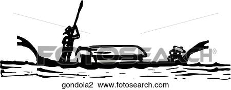 Clipart - Gondola 2. Fotosearch
