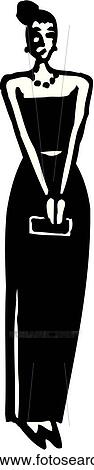 Clipart - Gown. Fotosearch