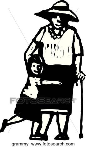 Clip Art - Grammy. Fotosearch