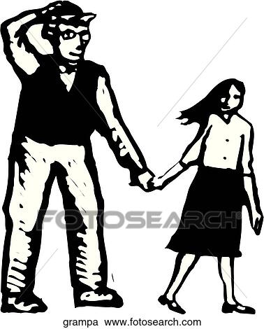 Clipart - Grampa. Fotosearch