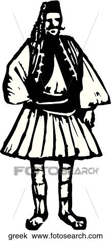 Greek View Large Clip Art Graphic Clipart - Greek. Fotosearch