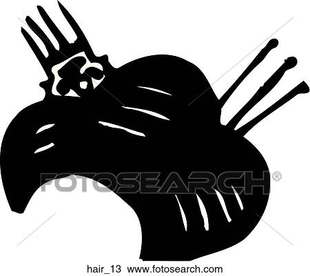 Clipart - Hair 13. Fotosearch