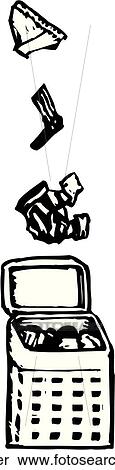 Hamper View Large Clip Art Graphic Clipart - Hamper. Fotosearch