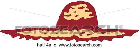 Hat 14a View Large Clip Art Graphic Clipart - Hat 14a. Fotosearch