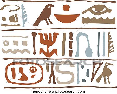 Heiroglyph View Large Clip Art Graphic Clipart - Heiroglyph. Fotosearch