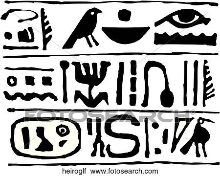Heiroglyph View Large Clip Art Graphic Clipart - Heiroglyph. Fotosearch
