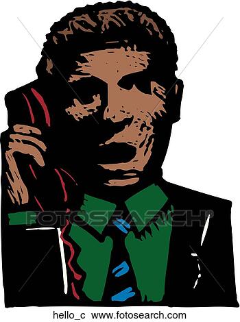Clipart - Hello. Fotosearch