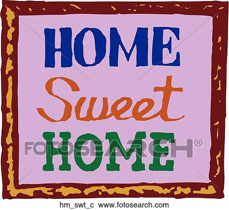 Clipart - Home Sweet Home. Fotosearch