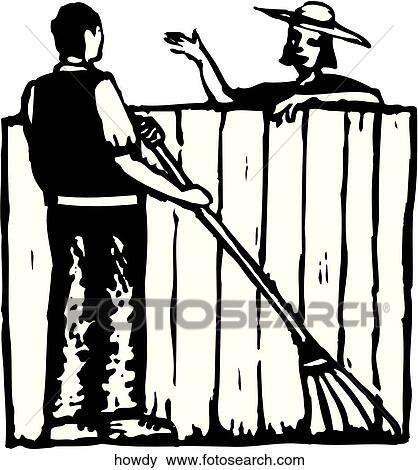 Clip Art - Howdy. Fotosearch