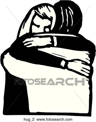 Clipart - Hug 2. Fotosearch