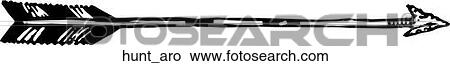 Hunting Arrow View Large Clip Art Graphic Clipart - Hunting Arrow. Fotosearch