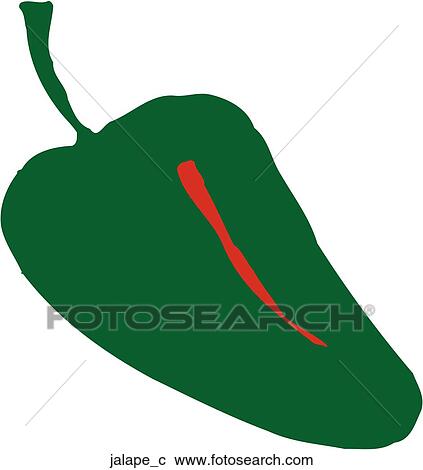 Jalapeno View Large Clip Art Graphic Clipart - Jalapeno. Fotosearch
