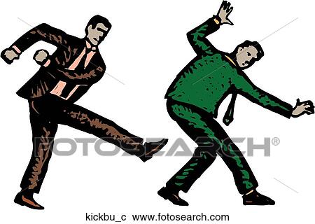 Clipart - Kick Butt. Fotosearch