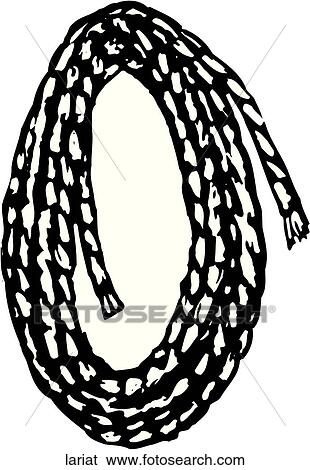 Clip Art - Lariat. Fotosearch