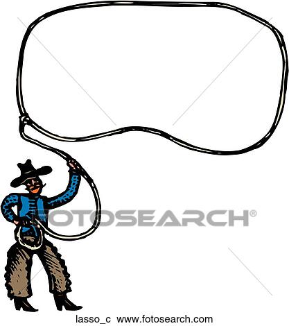 Clipart - Lasso. Fotosearch