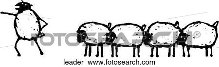 Clipart - Leader. Fotosearch