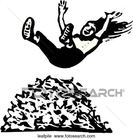 Clipart - Leaf Pile. Fotosearch