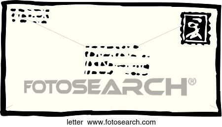 Letter View Large Clip Art Graphic Clipart - Letter. Fotosearch