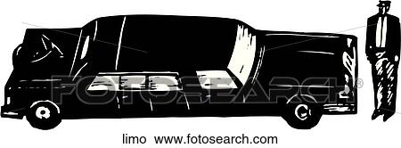 Clipart - Limo. Fotosearch