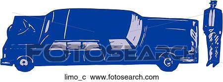Clipart - Limo. Fotosearch