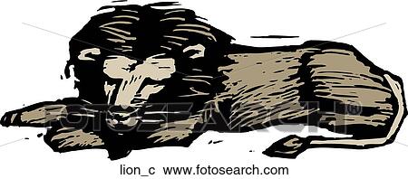 Clipart - Lion. Fotosearch