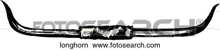 Longhorn View Large Clip Art Graphic Clipart - Longhorn. Fotosearch