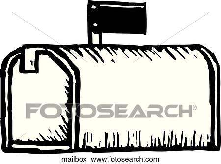 Mailbox View Large Clip Art Graphic Clip Art - Mailbox. Fotosearch