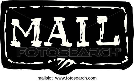 Clip Art - Mailslot. Fotosearch