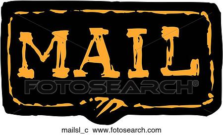 Mailslot View Large Clip Art Graphic Clipart - Mailslot. Fotosearch