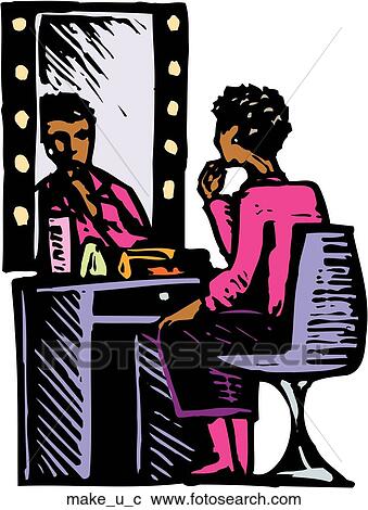 Clipart - Make Up. Fotosearch