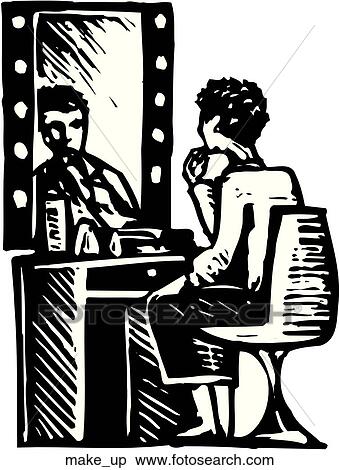 Clipart - Make Up. Fotosearch