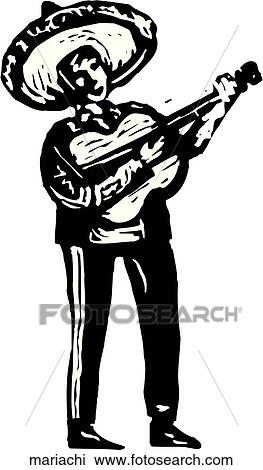 Mariachi View Large Clip Art Graphic Clipart - Mariachi. Fotosearch