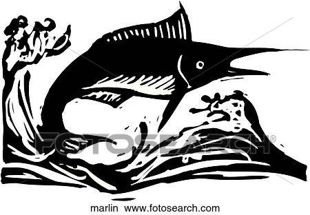 Clipart - Marlin. Fotosearch