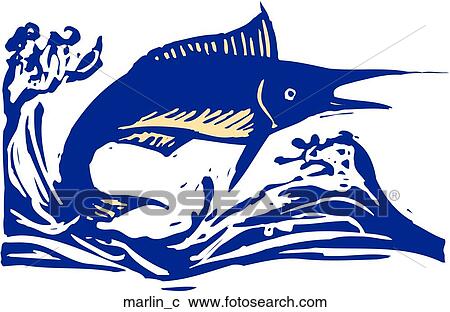 Clipart - Marlin. Fotosearch