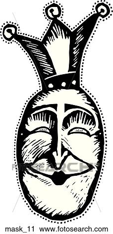 Clipart - Mask 11. Fotosearch