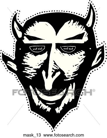Mask 13 View Large Clip Art Graphic Clipart - Mask 13. Fotosearch