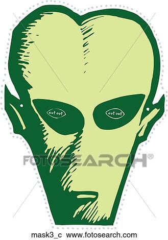 Mask 3 View Large Clip Art Graphic Clipart - Mask 3. Fotosearch