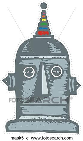 Mask 5 View Large Clip Art Graphic Clipart - Mask 5. Fotosearch