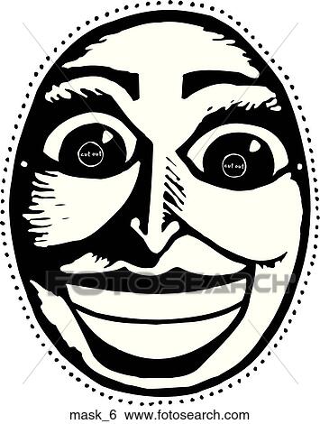 Mask 6 View Large Clip Art Graphic Clip Art - Mask 6. Fotosearch