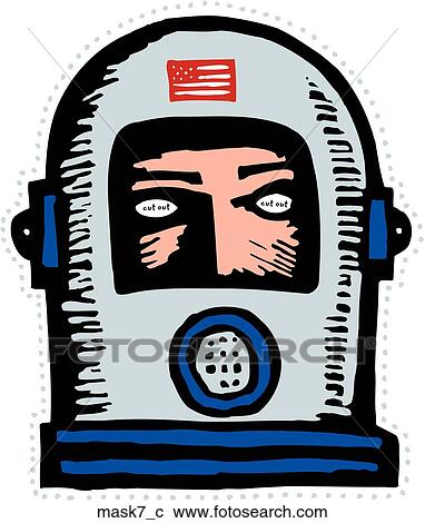 Clipart - Mask 7. Fotosearch