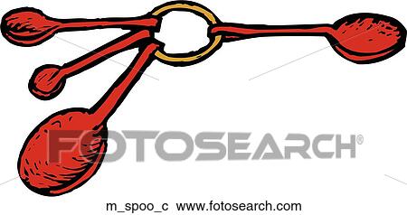 Clipart - Measure Spoons. Fotosearch