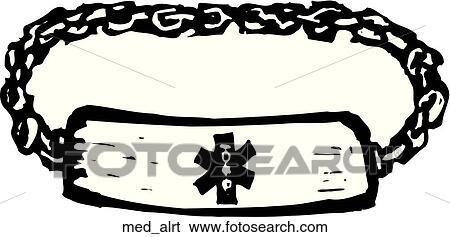 Med Alert View Large Clip Art Graphic Clip Art - Med Alert. Fotosearch