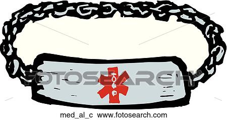 Clipart - Med Alert. Fotosearch