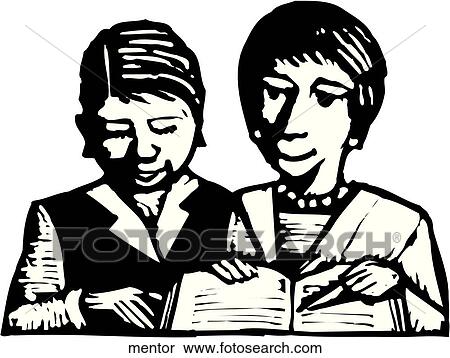 Clipart - Mentor. Fotosearch