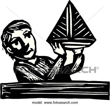 Clipart - Model. Fotosearch