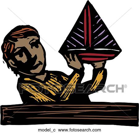 Model View Large Clip Art Graphic Clipart - Model. Fotosearch