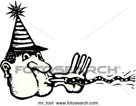 Clip Art - Mr Tooter. Fotosearch