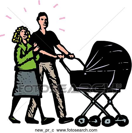 Clipart - New Parents. Fotosearch