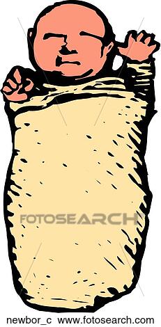 Newborn View Large Clip Art Graphic Clipart - Newborn. Fotosearch
