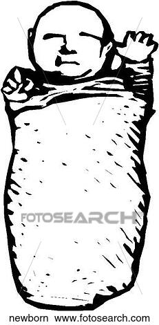Clipart - Newborn. Fotosearch